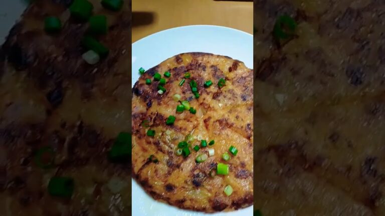 豆腐とキムチで作るモチモチパリパリの『豆腐のキムチヂミ』これはおつまみです！⑤　2023年10月10日