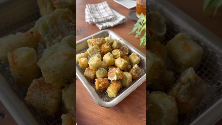 【一度食べたら止まらない🙌】サクッとちくわとチーズの磯辺揚げ