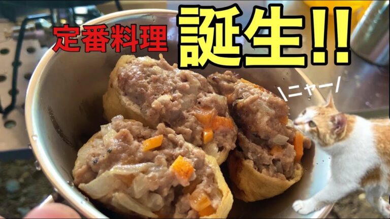 油揚げの肉詰めが定番料理になりそうです！！