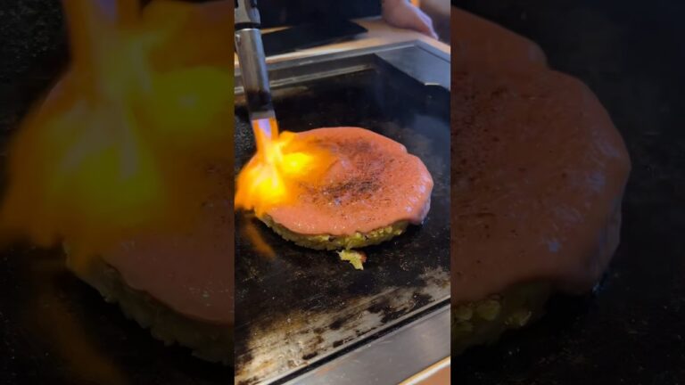 明太子もちチーズお好み焼き(Mentaiko Mochi Cheese Okonomiyaki) #japanesefood