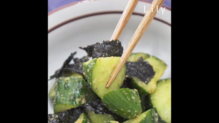 切るだけ簡単、時短ダイエットレシピ！パリもみきゅうり