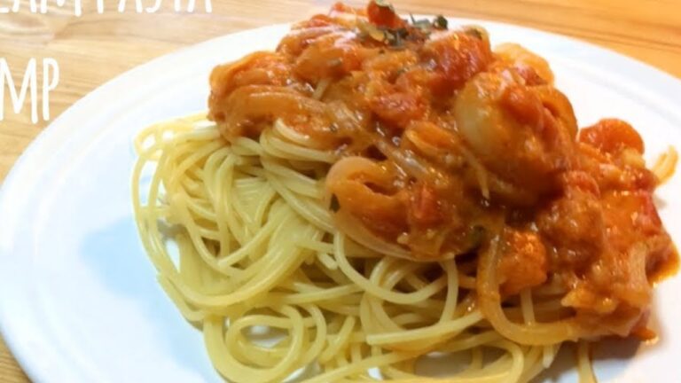 生クリームなしでこんなに濃厚！エビのクリームパスタ｜Tomato cream pasta of the Shrimp