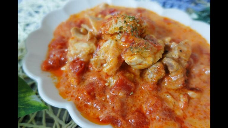 SUB)【料理初心者OK!!】チーズがとろける鶏肉のトマトクリーム煮