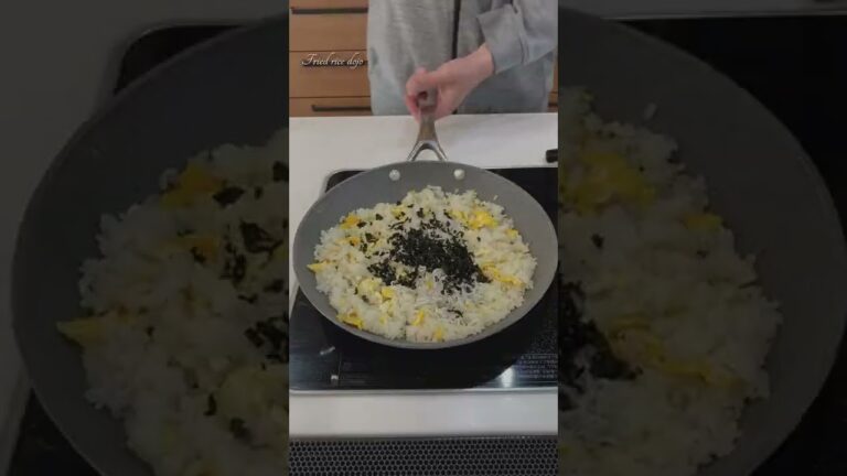 【極上】ワカメ炒飯の作りかた　#Shorts