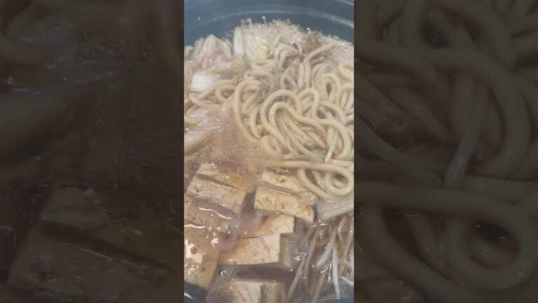 我が家の定番　すき焼き風鍋【簡単鍋】 #shorts #すき焼き