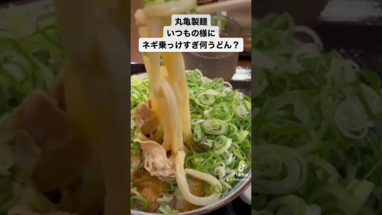 丸亀製麺　期間限定　鬼おろし豚しゃぶぶっかけ　野菜かき揚げ