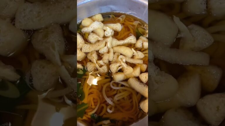 昨夜の夕飯♪うどん😋