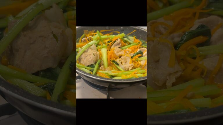 野菜たっぷり！簡単ビビンバ風　#料理#簡単レシピ #お弁当 #ビビンバ#sonocooking