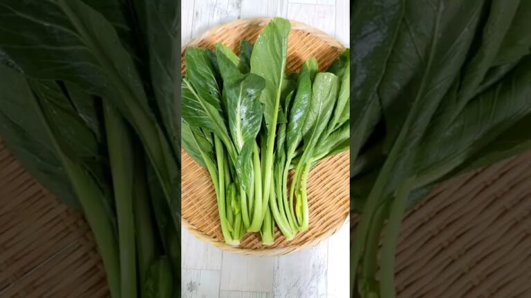 小松菜の新鮮な野菜の見分け方。冷凍保存。茹でずにお浸しは明日ね。