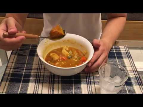 【ダイエット飯？】鶏胸肉のスープカレーを作って食べた