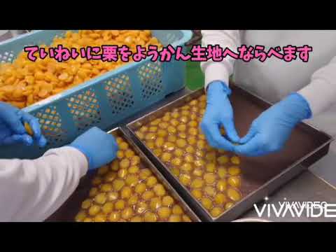 🍑桃太郎製菓の工場見学🍑謹製『栗蒸しようかん』