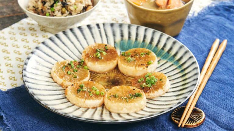 レンジで時短♪大根ステーキ