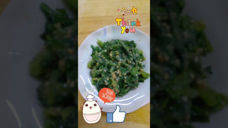 【今夜のおかず】超簡単・超美味しい 春菊の白味噌仕立てのごま入り酢味噌あえ【母のおばんざい】#shorts【Crowndaisy+vinegar miso,sesame】