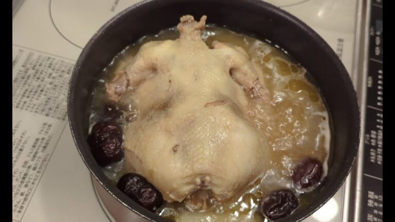 入れて煮るだけ！韓国夏のスタミナ食【参鶏湯】サムゲタン