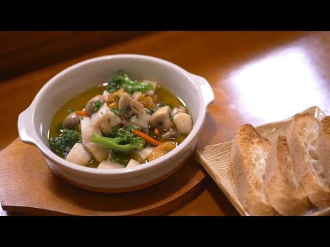 寿司屋のまかないアヒージョ～Sushi restaurant staff meal Ahijos～