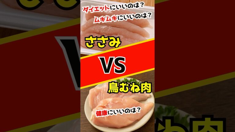 【健康に痩せる】ささみVS鶏むね肉　ダイエット19日目