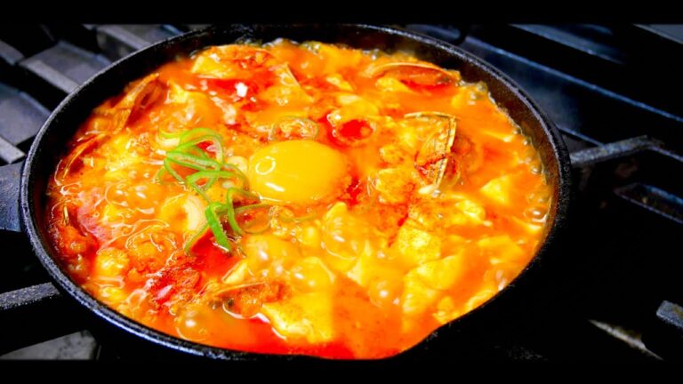 【韓国料理】失敗しないスンドゥブチゲの作り方　순두부찌개