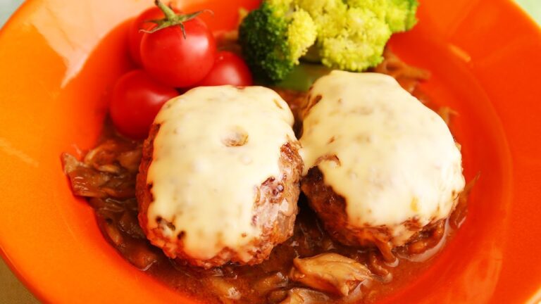 トマ味噌ハンバーグ