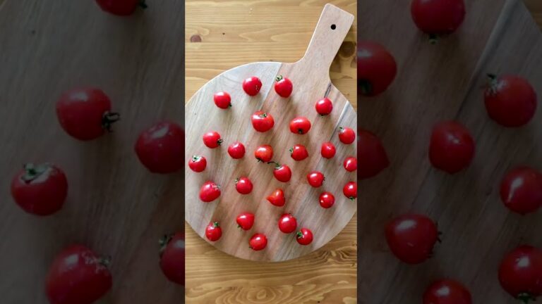 【マヨネーズ＆ドレッシング不使用】プチトマトとカッテージチーズのサラダの作り方・レシピ #shorts