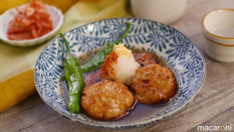 もちもちジュワッ！食感が たのしい 揚げ出し れんこん 餅 のレシピ 作り方