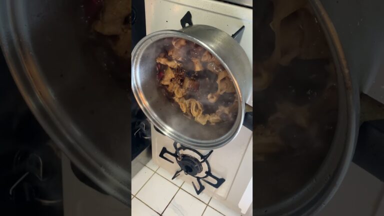 こんにゃくと牛すじの八丁味噌煮込み作るよ