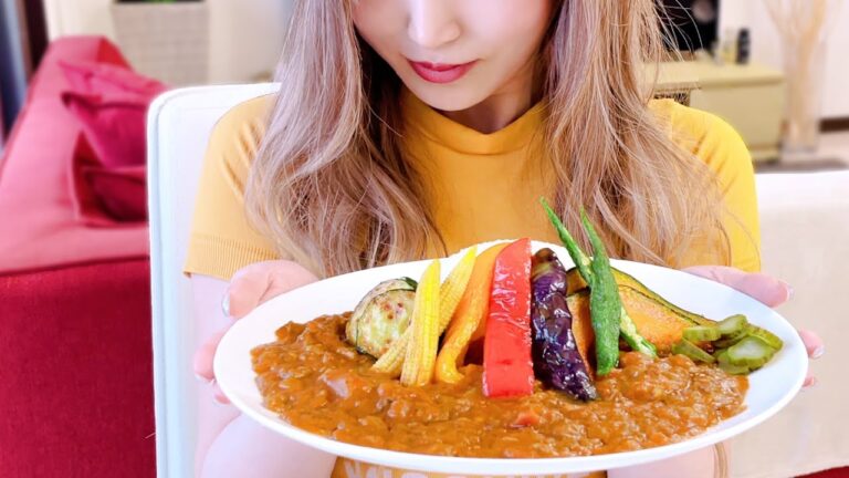 究極の無水カレーとスパイスで【夏野菜カレー】作ってインドをたしなむ女｜vlog