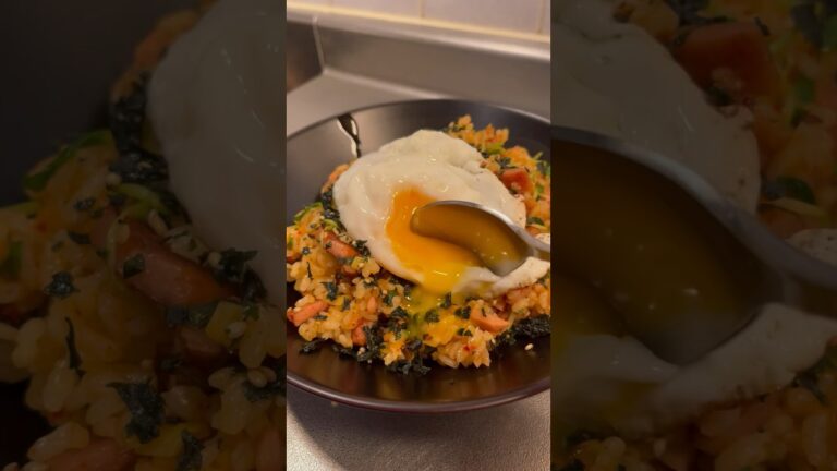 スパムキムチチャーハン作ってもろた #Shorts #レシピ #チャーハン