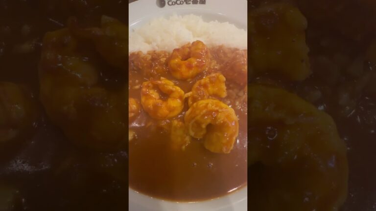某カレー屋さんの現在キャンペーン中のtheエビカレーの海老増し