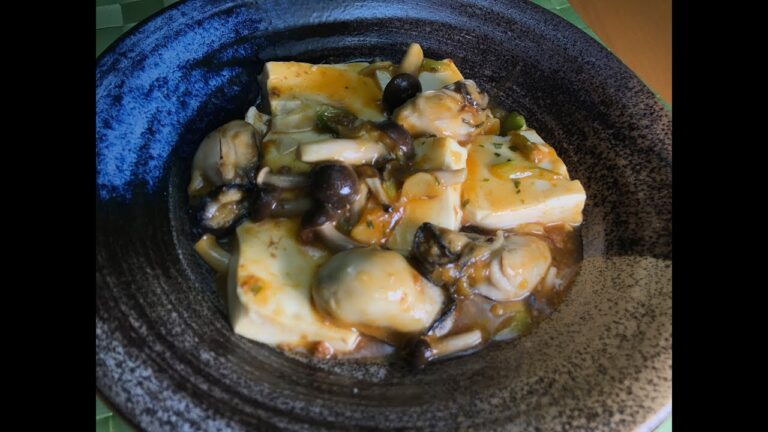 かきと豆腐の炒め物 2017.-9.29放送