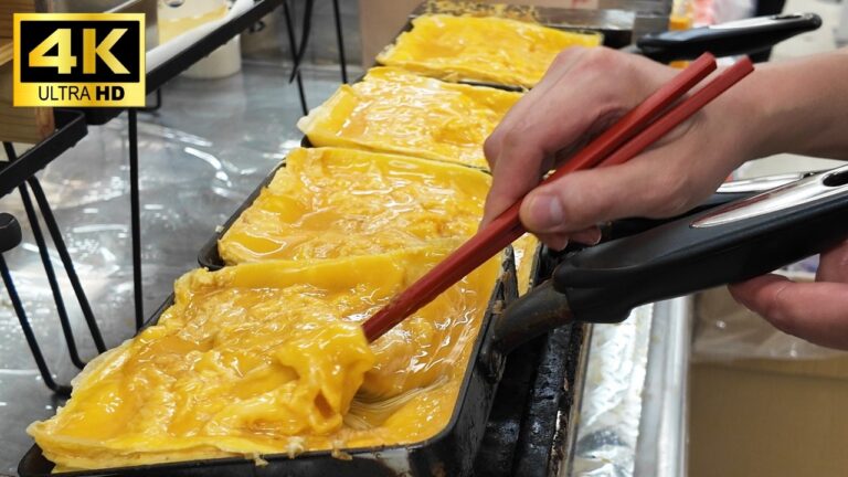 【50万回突破！】「巻かない」だし巻き卵の作り方🥚【4K】