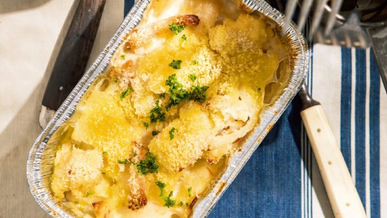 春の白いグラタン