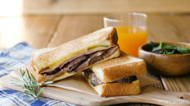 【ローストポークのキューバサンド】ホットサンドメーカー不要！フライパンでこんがり♪｜macaroni（マカロニ）