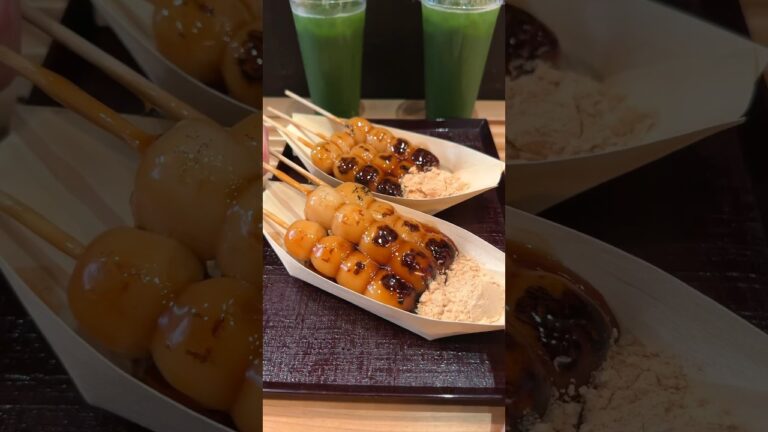 これひとつで京都を感じられるみたらし団子が最高！