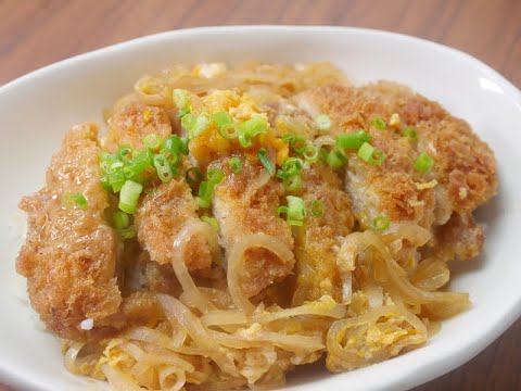 カツ丼をお惣菜とんかつ で誰でもできる簡単レシピ/作り方 🤗料理初心者にもおすすめ