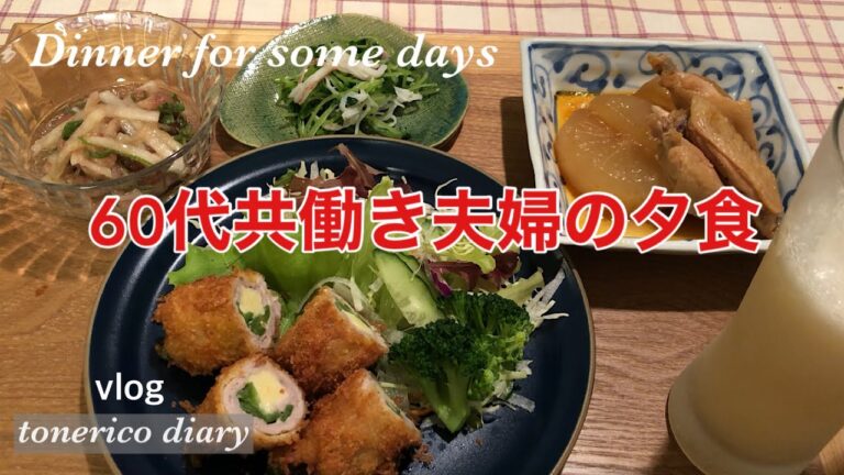 【暮らしのvlog】ある日の夕食/久々のフライ/大根と手羽なかの煮物
