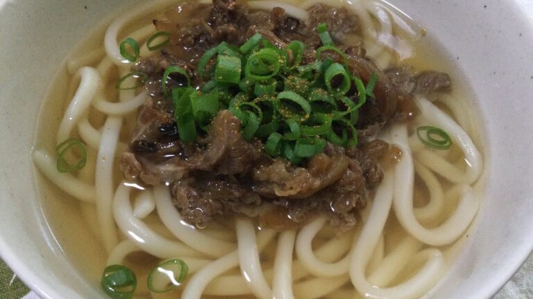 肉うどんの作り方教えます❤️