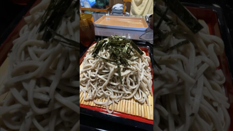 猛暑の日にはざるそばが食べたい〜💕　#shrots