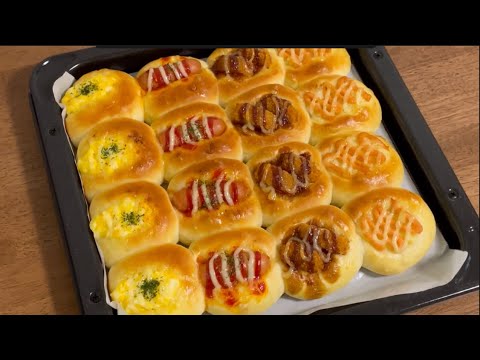 捏ね時間3分⭐️冷蔵庫の余り物で💕惣菜ちぎりパン‼︎【元パン屋が作る】