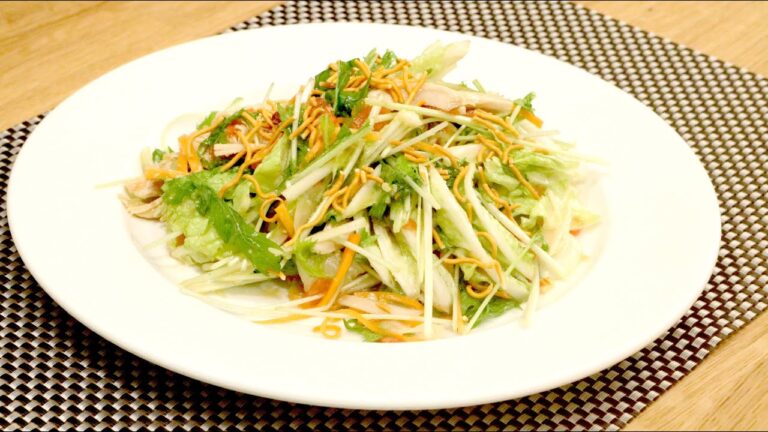 【中華料理】チャイニーズチキンサラダ 南カルフォルニア風の手料理レシピ動画