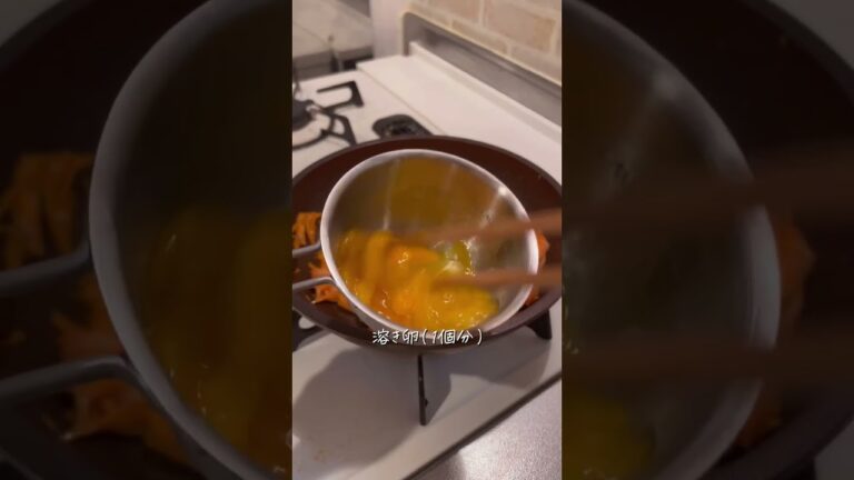 ツナ入りにんじんしりしり🤤🤤 #簡単レシピ #おうちごはん #料理動画 #shorts