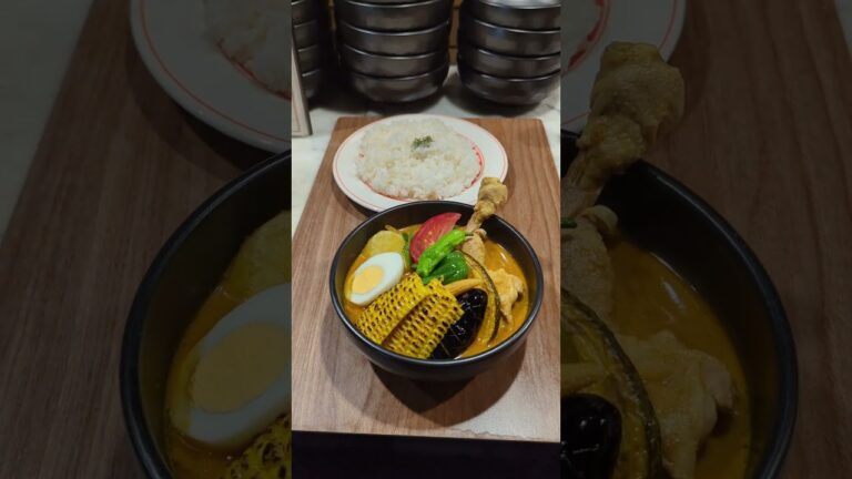 こうき屋 神戸元町商店街のスープカレー専門店で夏野菜たっぷりチキンレッグカレー