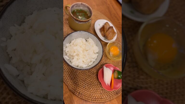 簡単すぎる。12キロ痩せた朝ごはん　#japanesefood  #shorts