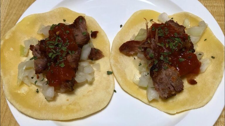 【海外飯再現】豚肉のタコス カルニータス"Carnitas Tacos"