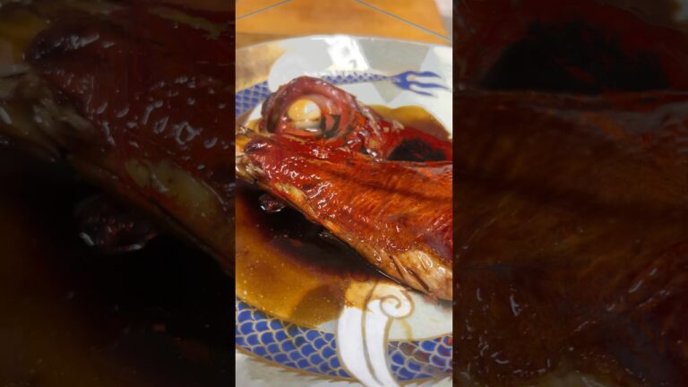 銚子の金目鯛！ 煮付けにします！9/24投稿  #料理 #せり人ムタロー #shorts
