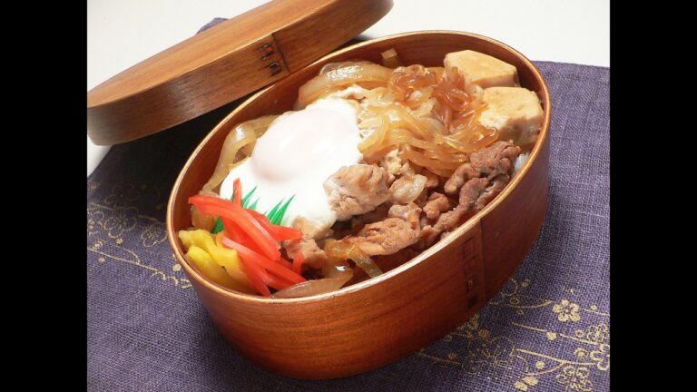 めんつゆにアレをちょい足し、極旨！【すき焼き丼】#豚肉 #すき焼き #どんぶり #丼レシピ #obento #今日のお弁当 #豚丼