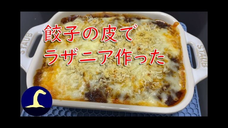 餃子の皮でラザニア作った【ねっしー/クッキング】