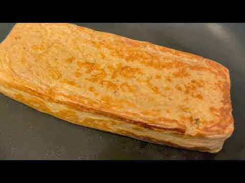 栃尾の油揚げ　食べ方・温め方　油はひかずにフライパンで 編