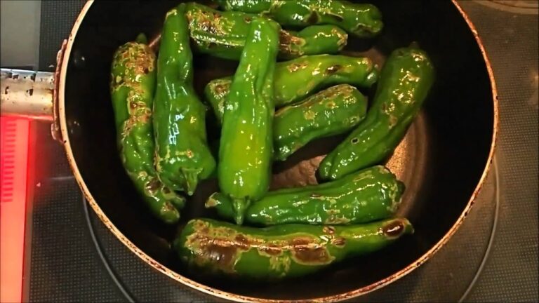 ししとう焼いて食べてみた