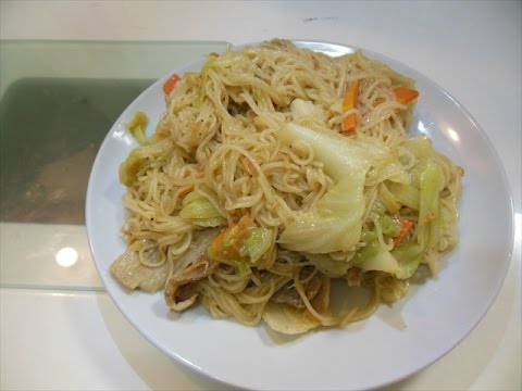 【簡単レシピ】焼きそうめんの作り方【具は残り物でOK】