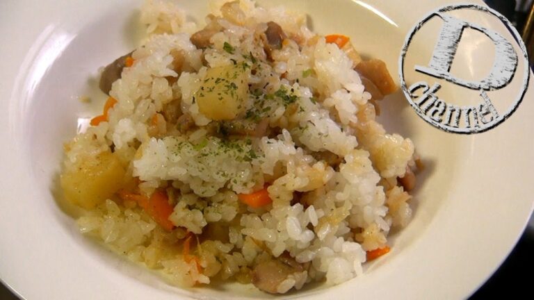 【脱・和食】鶏の混ぜご飯を濃厚クリーミーな洋風にしてみた